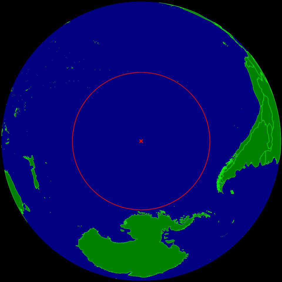 Тихооеанский полюс недоступности земля, интересно, карты, поучительно, факты