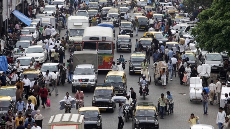 Дорожное движение в Индии - это ад индия, мир, страны, факты