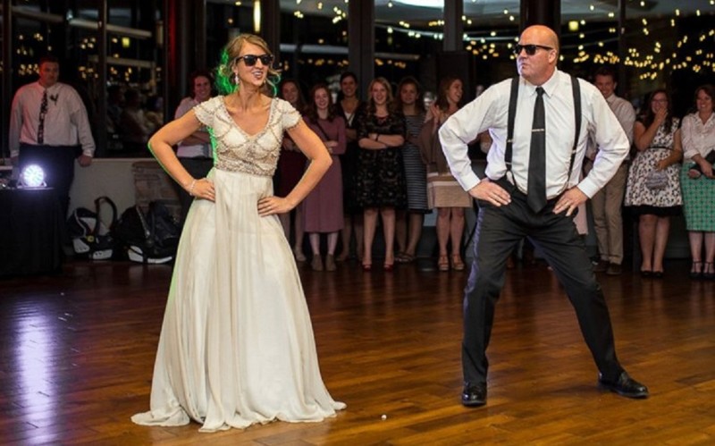 Невероятный танец невесты с отцом, взорвавший интернет невеста, отец, свадьба, танец