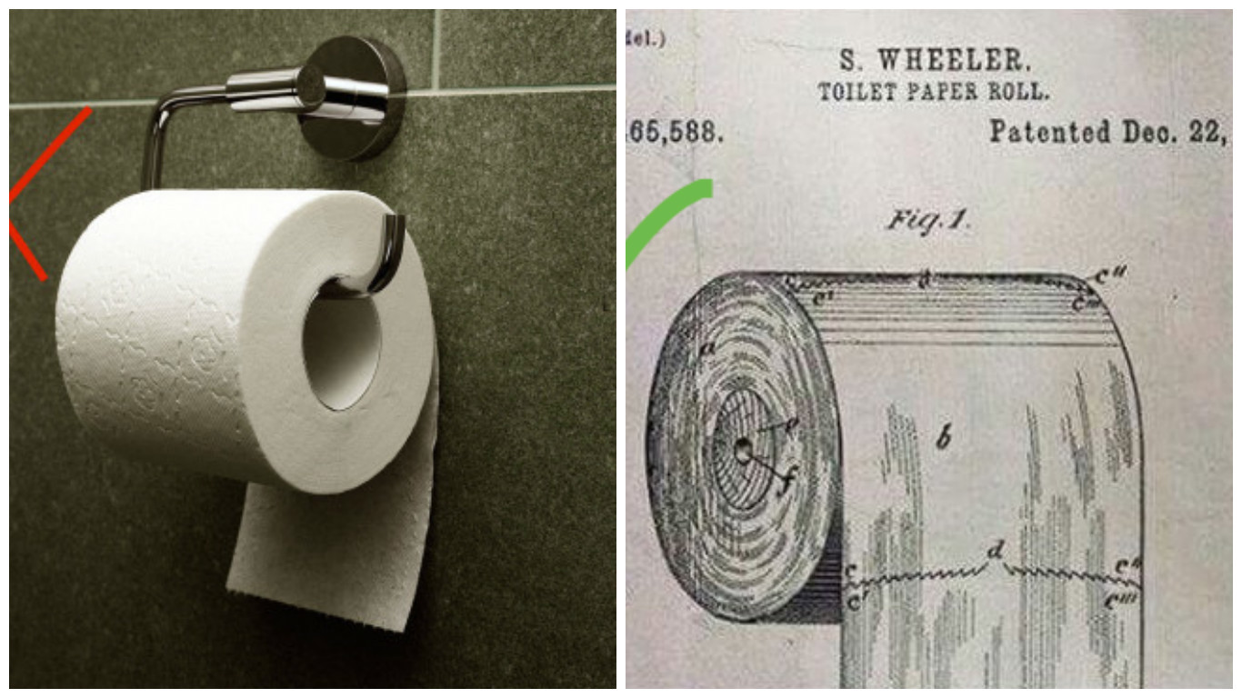 Slave used toilet paper clean