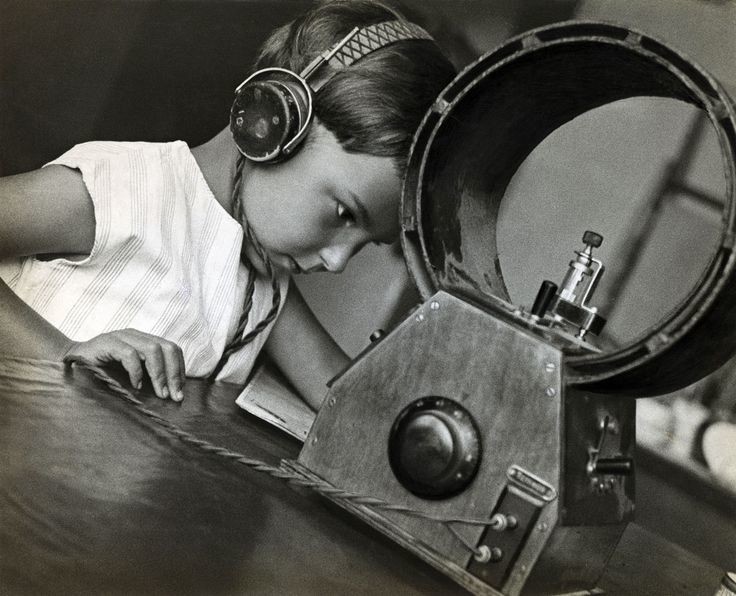 Радиослушательница, 1929 год, СССР история, фото