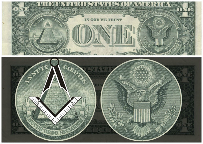 Доллар банкноты, интересное, история, символика