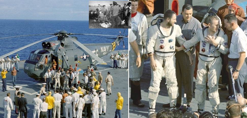 1965 г. «Джемини — 7», Ф. Борман, Д. Ловелл, 14 суток от старта ракеты до возвращения «астронавтов» лунная программа, обман, сша