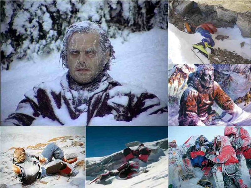 12. Альпинисты используют трупы как вехи и ориентиры на горе Эверест мир без границ, окружающая среда