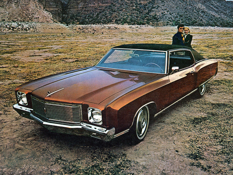 1971 Chevrolet Monte Carlo 70-е, автомобили, винтажные авто, ностальгия