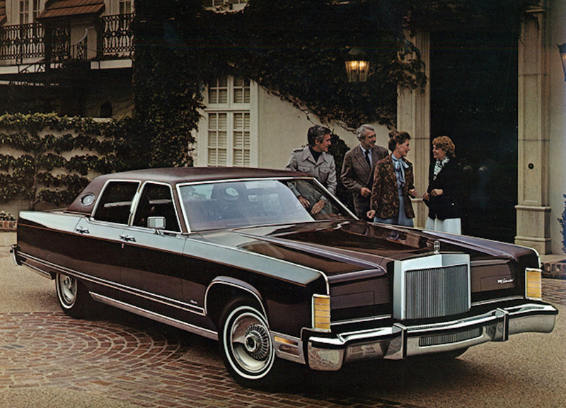 1977 Lincoln Continental Sedan 70-е, автомобили, винтажные авто, ностальгия