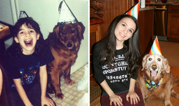 Бренди и я: 14 лет празднуем дни рождения вместе до и после, друзья, собаки, фото