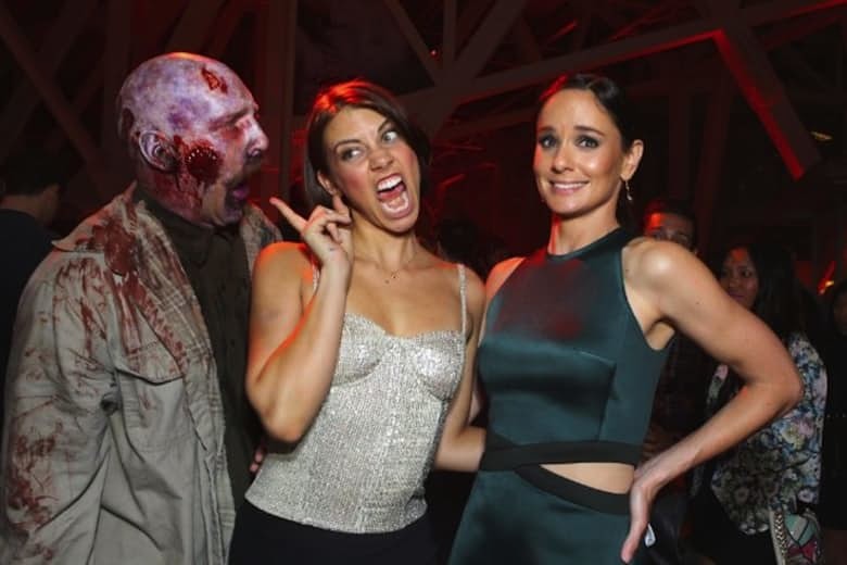 10 . Maggie is not afraid the zombie Lauren Cohen, the actress, the photo