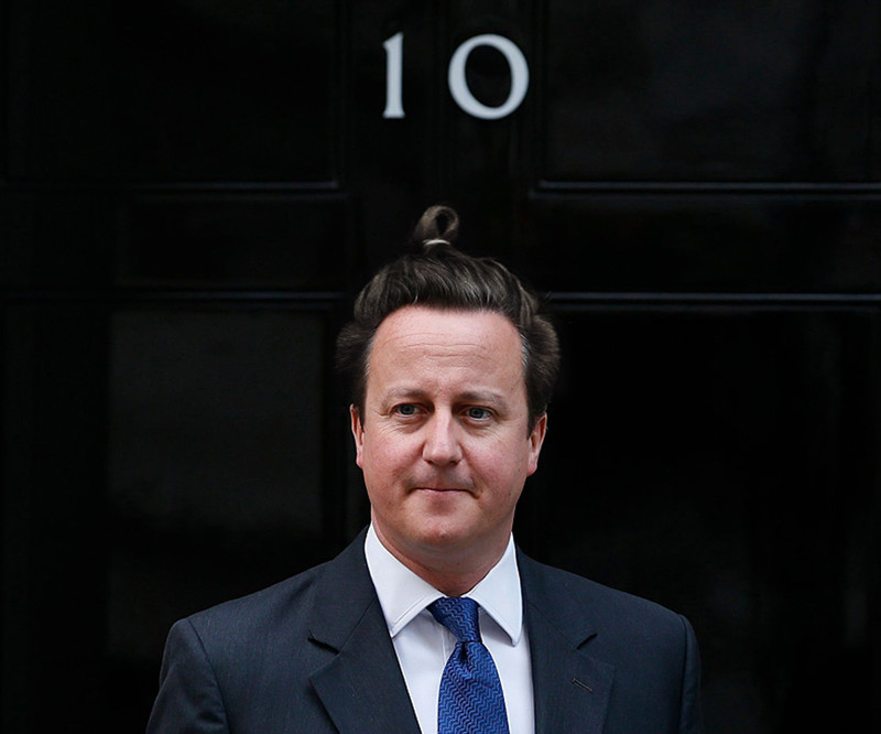 Дэвид Кэмерон, 75-й премьер-министр Соединённого королевства политик, прическа, пучок