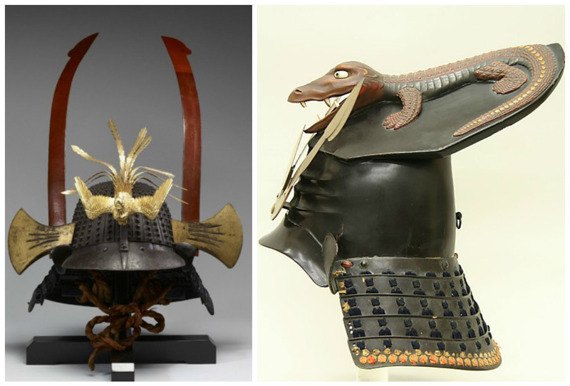 Япония. 1825-1875 военные, искусство, маски, рыцари, шлемы