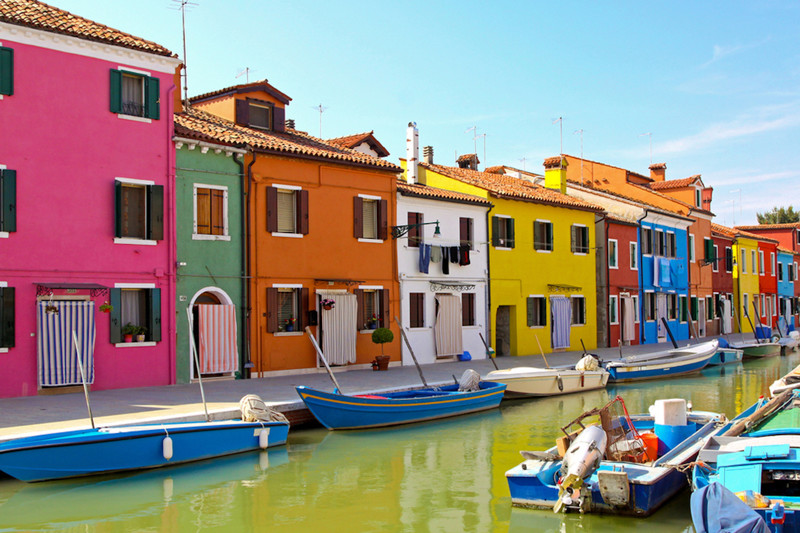Burano Island, Italy архитектура, пейзаж, разноцветные города, юмор
