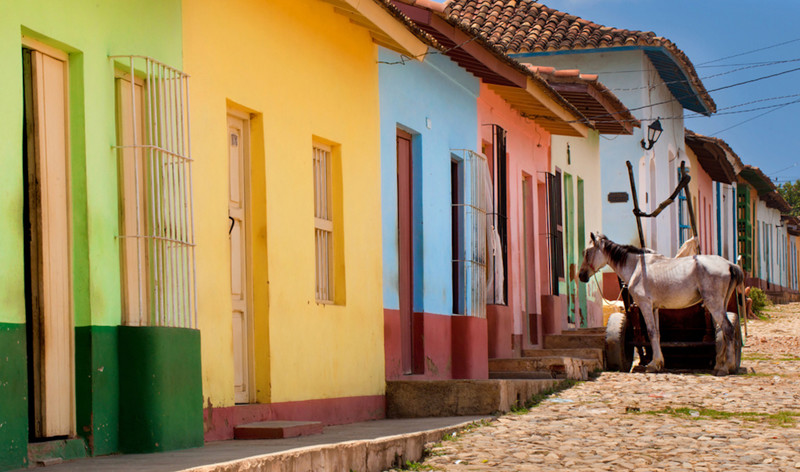 Trinidad, Cuba архитектура, пейзаж, разноцветные города, юмор
