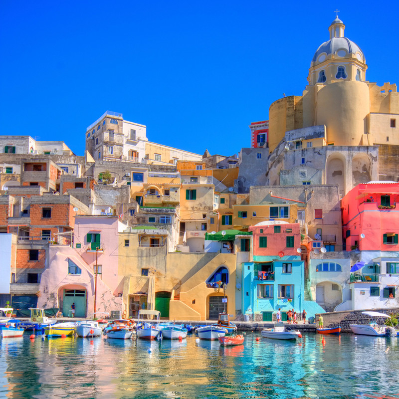 Naples, Italy архитектура, пейзаж, разноцветные города, юмор