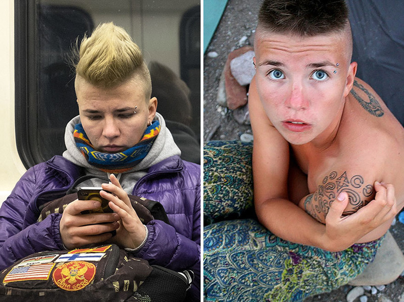 Забудьте об анонимности: российский фотограф опознал своих соседей в метро по страницам в соцсетях FindFace, Егор Цветков, соцсети, фотографии
