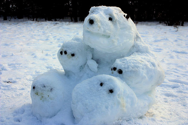 Таких снеговиков вы еще не видели! развлечения, снеговик, творчество