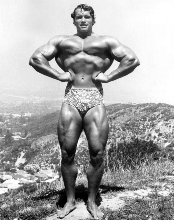 Арнольд Шварценеггер в горах Калифорнии, 1968 знаменитости, история, фото