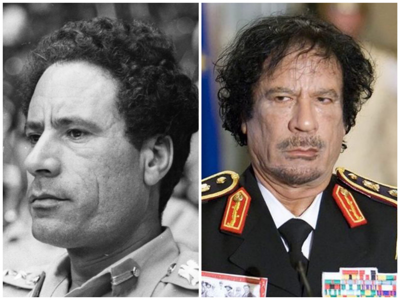 Муаммар Каддафи. Братский вождь и руководитель революции. Фото: 1979 - 2011 годы. лица, нервная работа, президенты