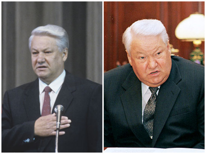 Борис Ельцин. Бывший президент России. Фото: 1991 - 1999 годы. лица, нервная работа, президенты