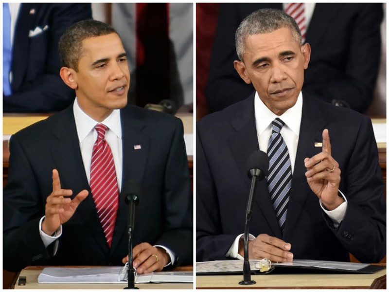 Барак Обама. Президент США. Фото: 2009 - 2016 годах. лица, нервная работа, президенты