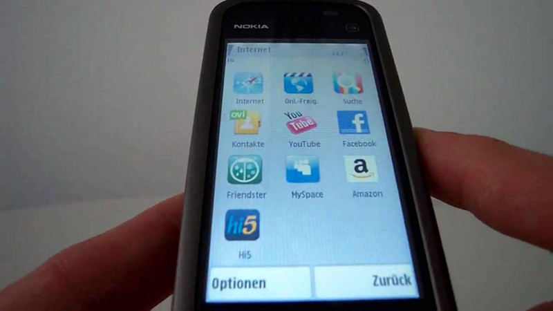 2010 - Nokia 5230. мобильные телефоны, технологии
