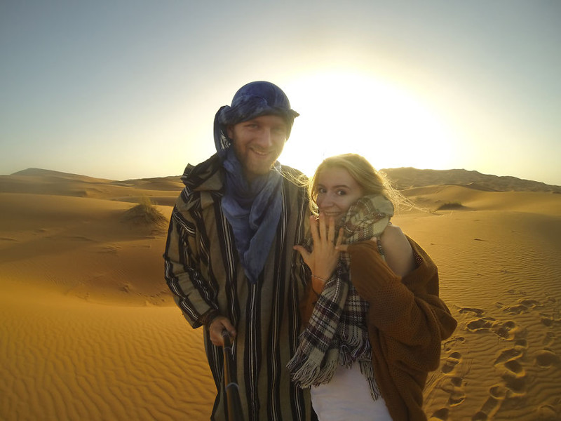 Наконец, мы обручились в пустыне Сахара приключения, путешествия