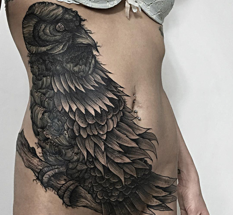 Мрачное очарование татуировок российского художника  мастер, стиль, татуировка