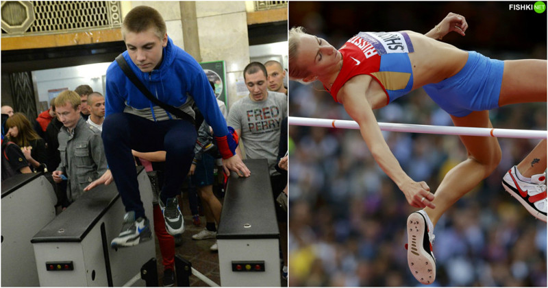 Прыжки в высоту жизнь, олимпиада, прикол, россия, спорт, сравнение