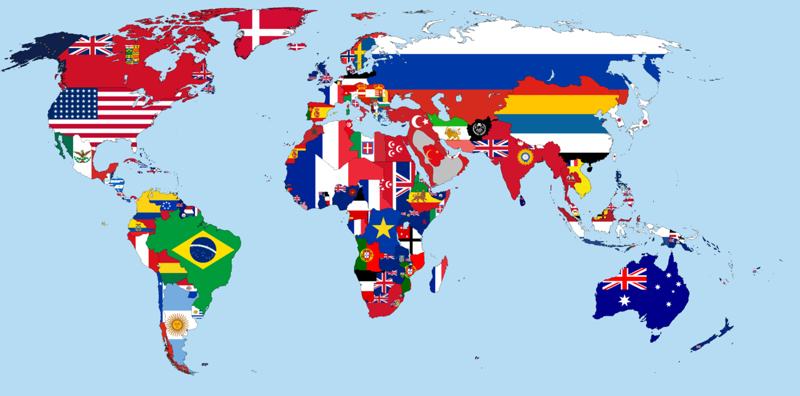 1. Политическая карта мира 1914 года география, карта, карты