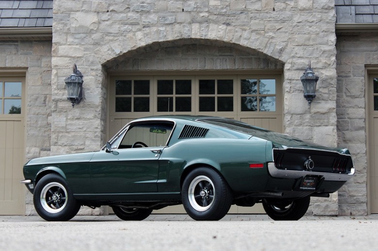 2. 1968 Mustang GT 390 - Буллит (1968) авто, знаменитые автомобили, кино, кинотачки
