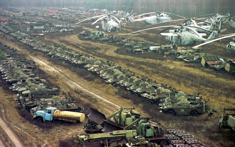  Пропала радиоактивная техника из Чернобыля кладбище техники, металл, радиация, украина, чаэс, чернобыль