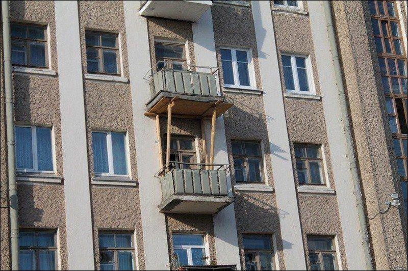 15.  Российские балконы, юмор
