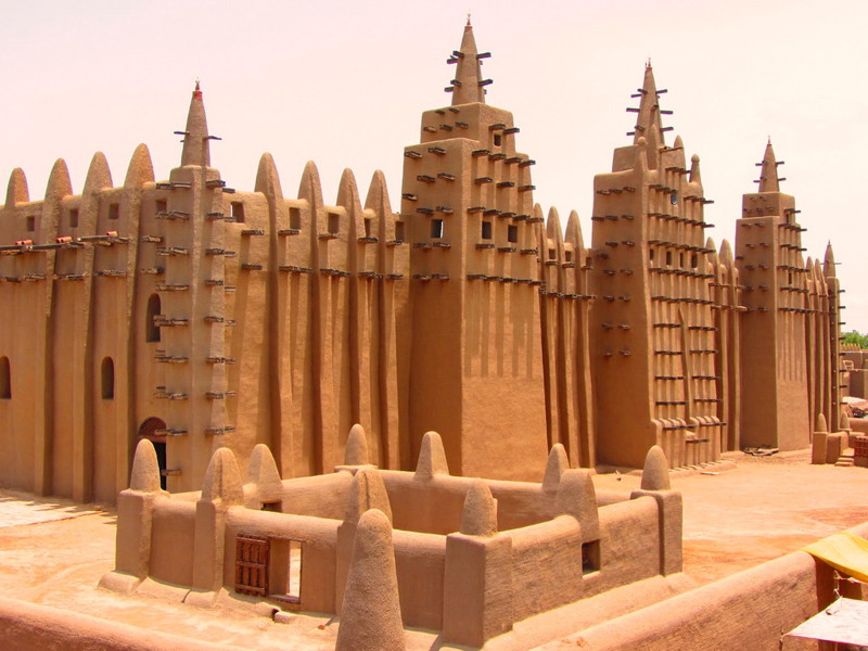 5. Великая мечеть Дженне (Мали) достопримечательности, памятники, туризм, чудеса