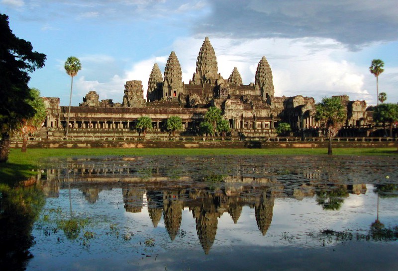 1. Храм Ангкор Ват (Камбоджа) достопримечательности, памятники, туризм, чудеса