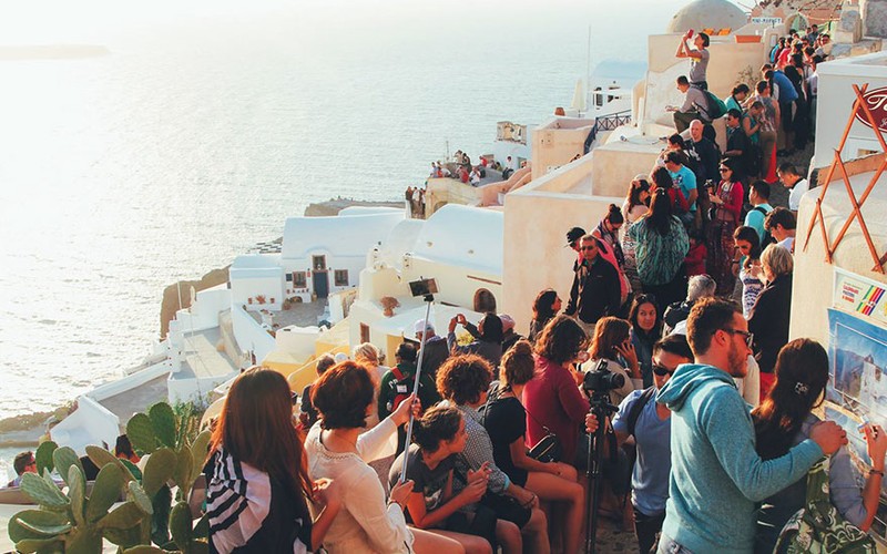 9. Тихая прогулка по острову Санторини в Греции ожидание и реальность, путешествия, туризм