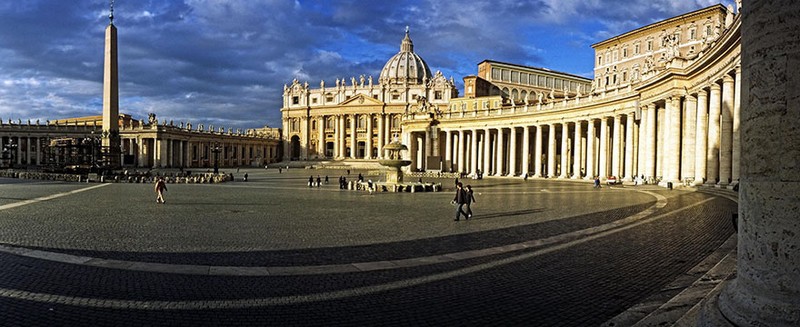 18. Площадь Святого Петра в Ватикане ожидание и реальность, путешествия, туризм