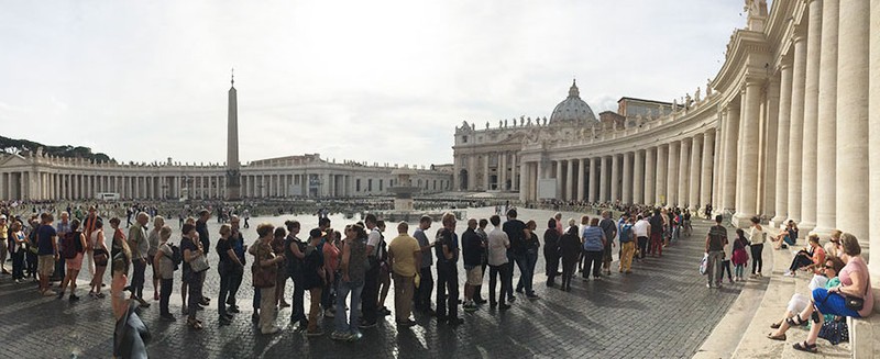 18. Площадь Святого Петра в Ватикане ожидание и реальность, путешествия, туризм