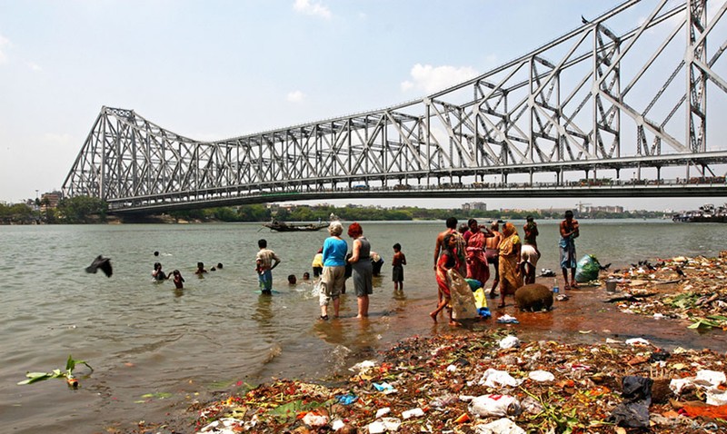 33. Мост Ховрах в Калькутте ожидание и реальность, путешествия, туризм