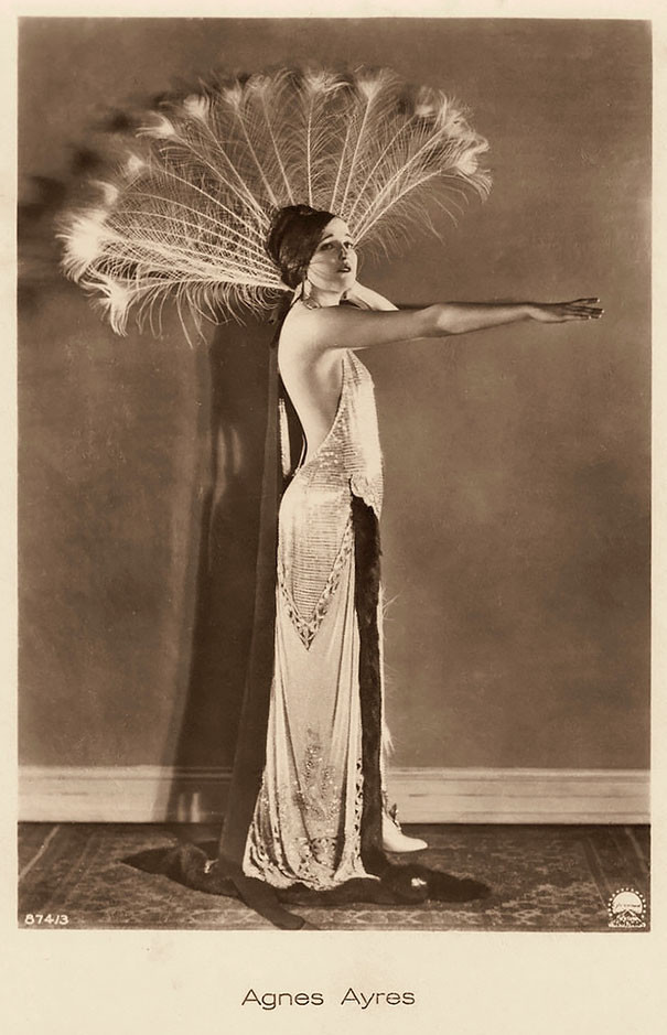 Агнес Эйрс, Американская актриса эпохи немых фильмов винтаж, женщины, красота, открытки, фото
