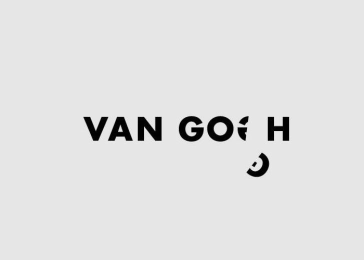 13. Ван Гог дизайнер, логотип, слова