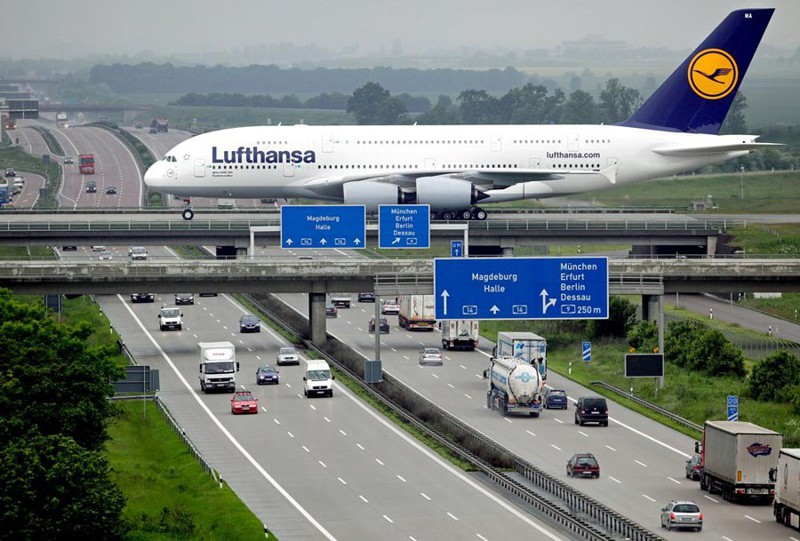 4. Аэропорт в Лейпциге, Германия Поразительное, странное, удивительное, фото, фотошоп