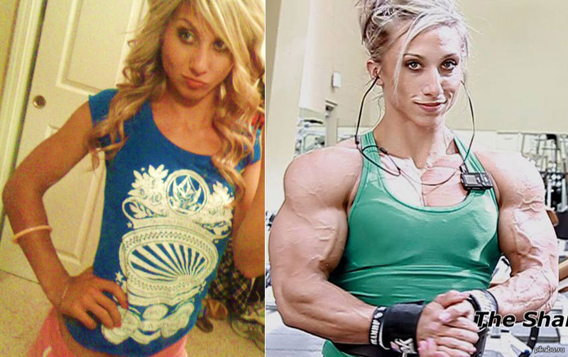 Другие примеры "прекрасных" трансформаций бодибилдерши, мужеподобные женщины, спортсменки, стероиды