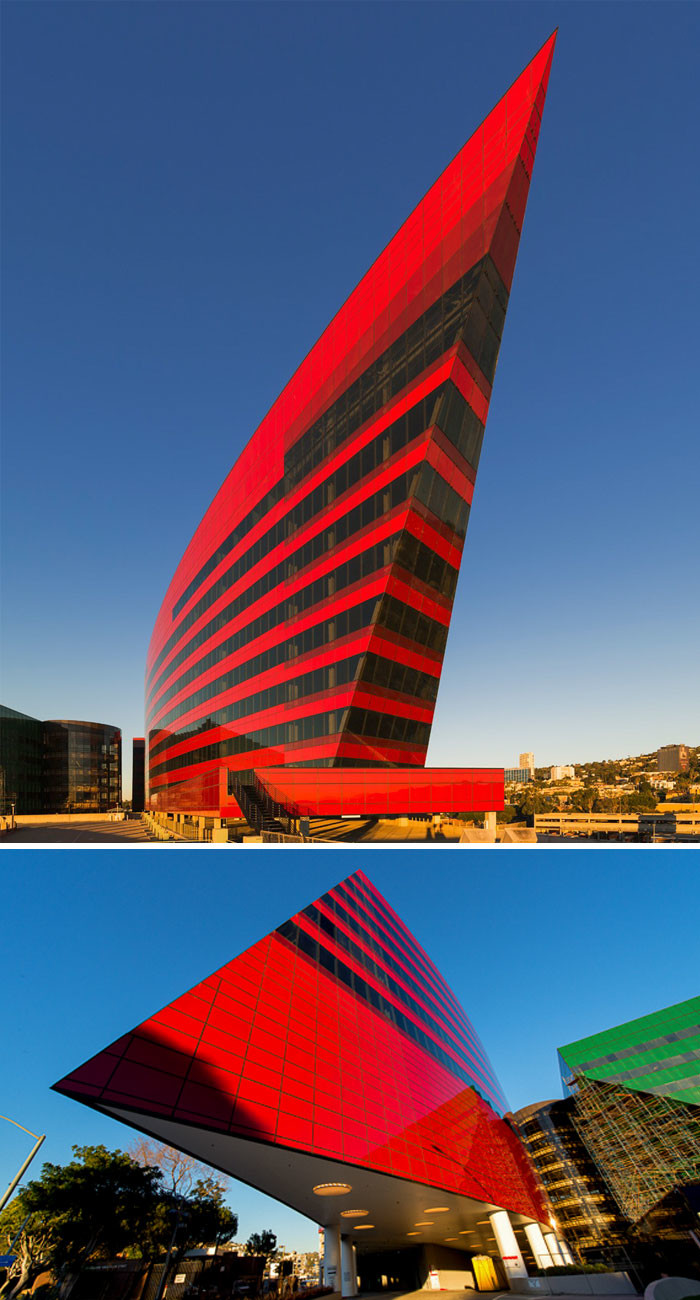 # 27 Дизайн-центр Pacific, Голливуд, Калифорния, США архитектурные перлы, космический дизайн, необычные дома
