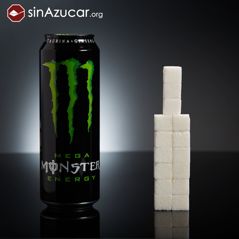 Энергетический напиток Monster продукт, сахар