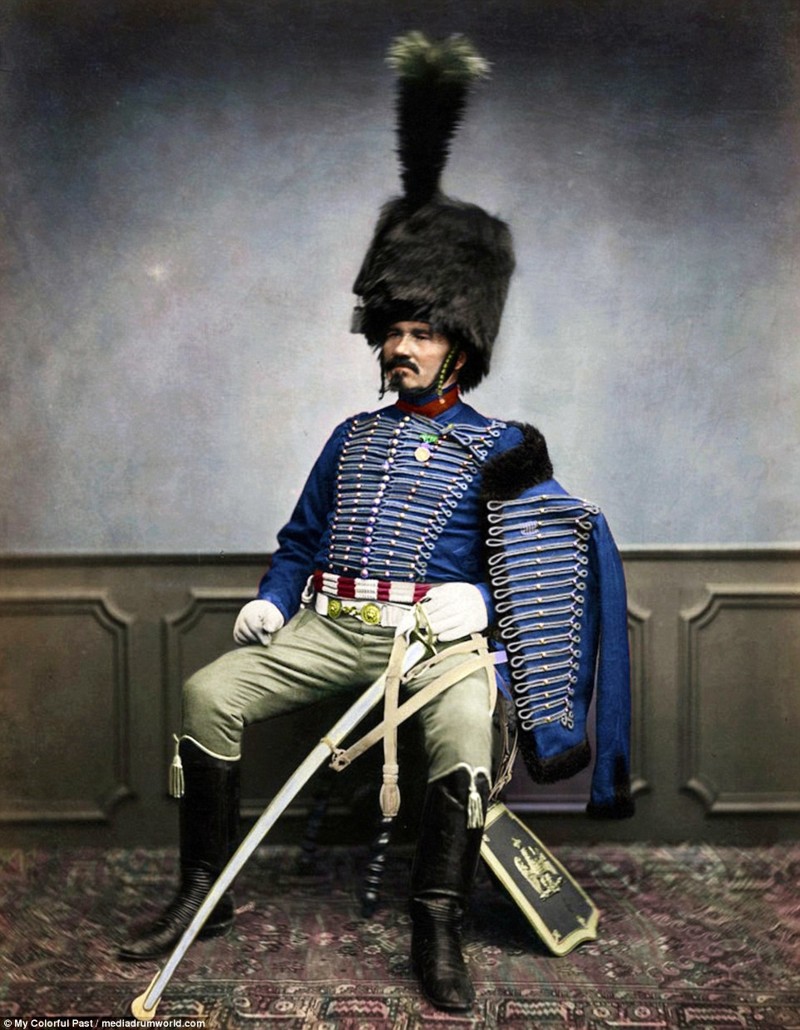Невероятные восстановленные фотографии солдат армии Наполеона история, солдаты Наполеона, фото