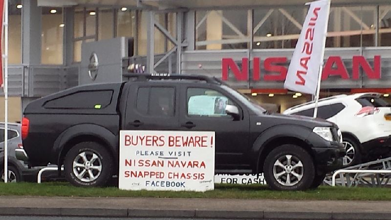 Пикапы Nissan Navara ломаются пополам navara, nissan, брак