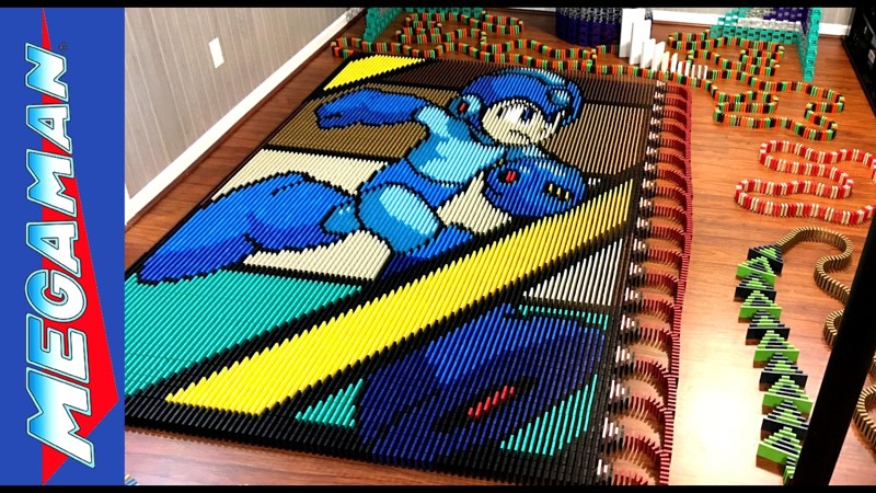 Mega Man из 25 тысяч домино Mega Man из 25 тысяч домино
