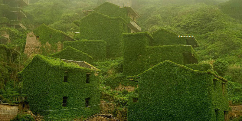 Остров Шенг Шанг в Китае заброшенные места, путешествия, страшносцуко!