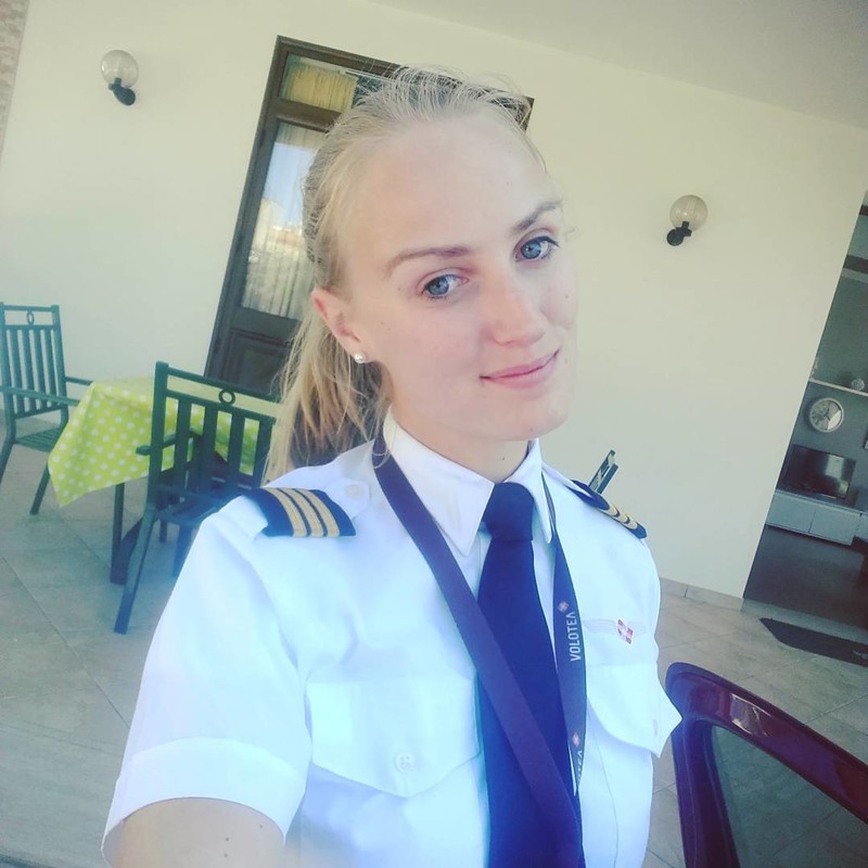 3. Линди Катс, 23 года, 43 тыс. фоловверов Instagram, девушка, небо, пилот, самолет