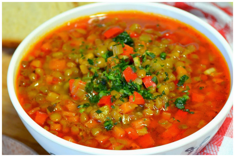 Болгарский суп лешта (суп с чечевицей) вкусно, интересное, рецепты, супы