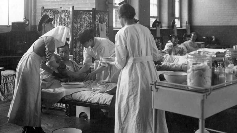 Люди отдавали свои дома под госпитали великобритания, исторические факты, первая мировая, первая мировая война